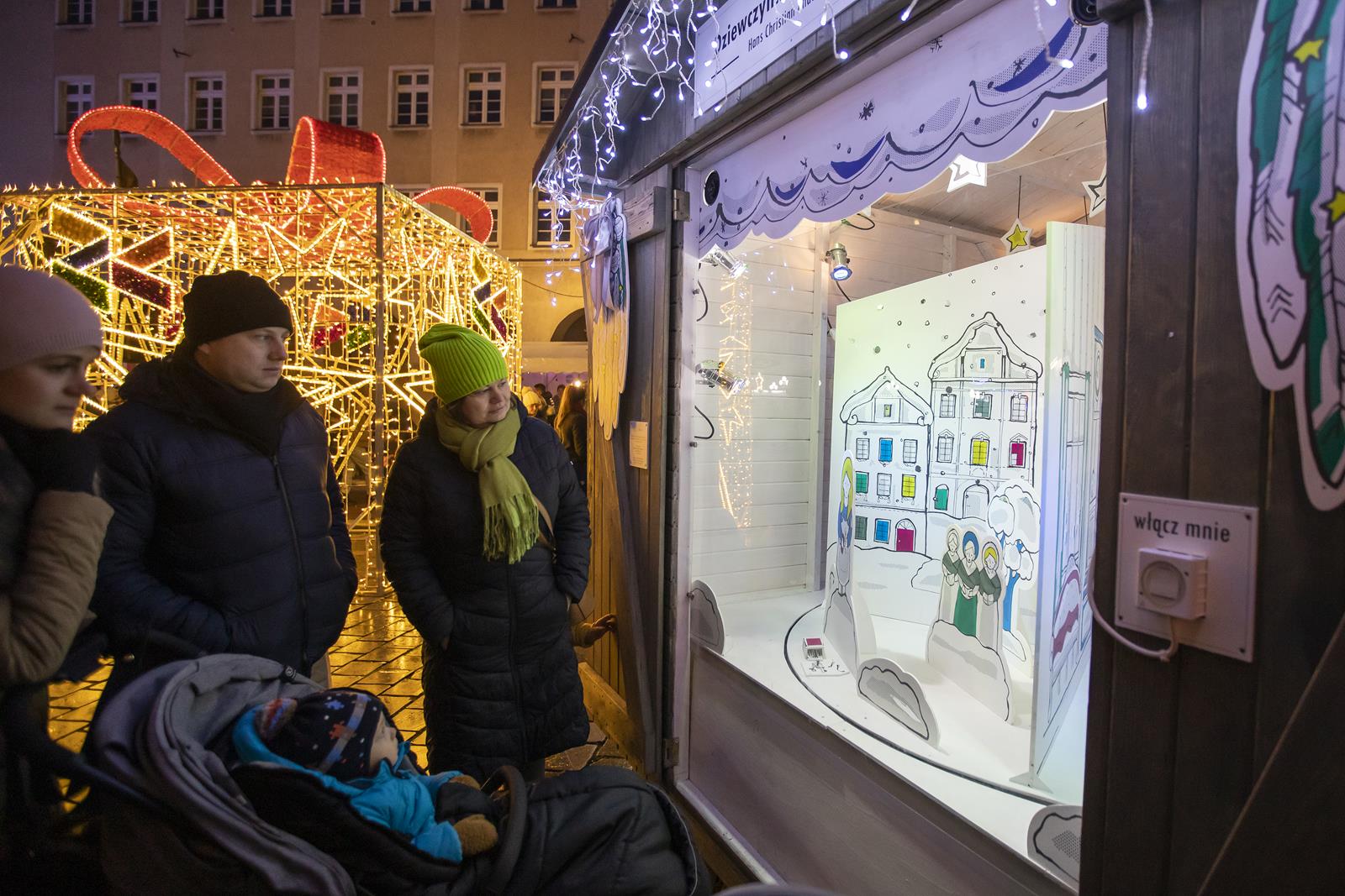 bajkowe domki na rynku