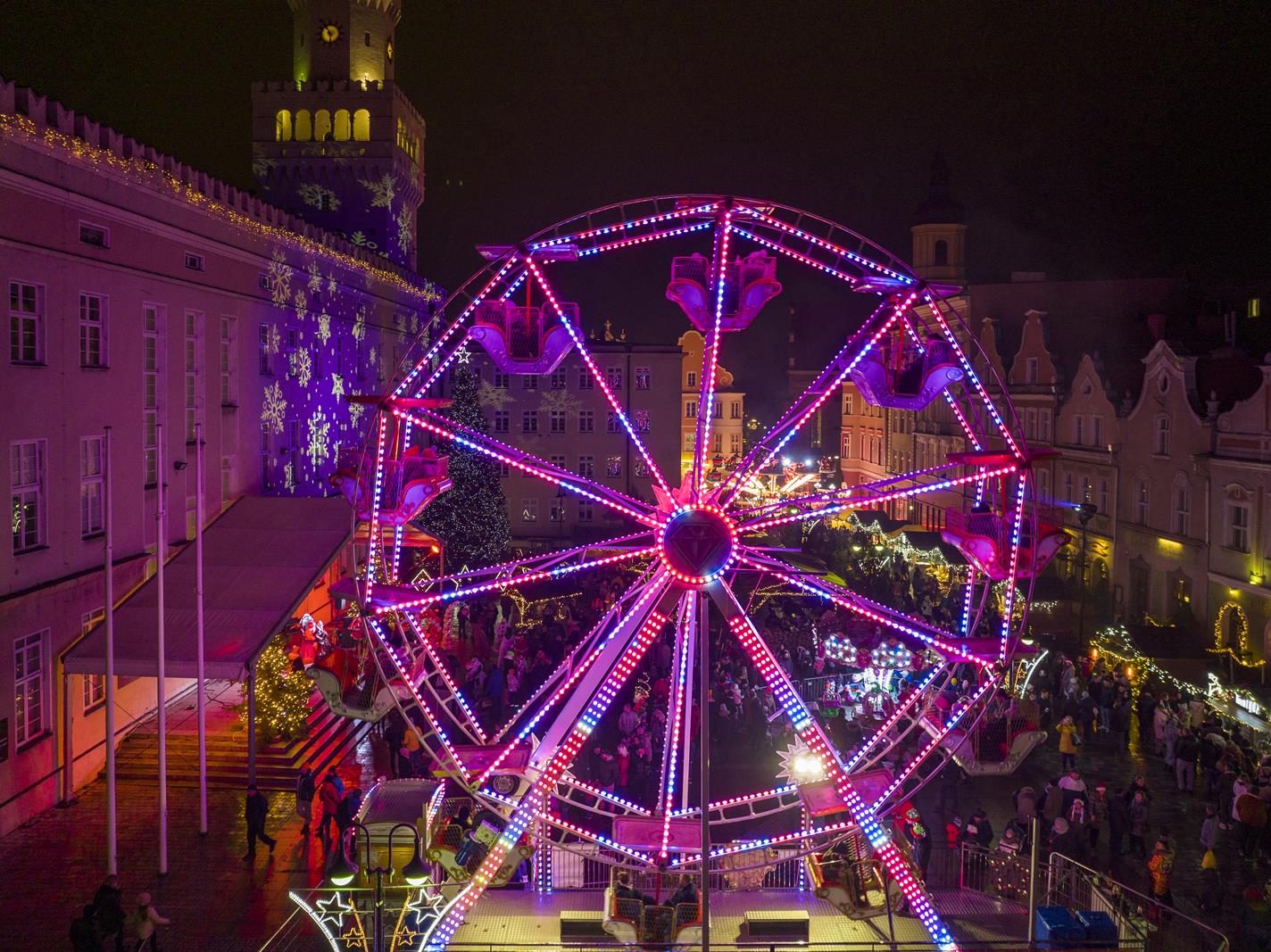 Koło młyńskie w rynku