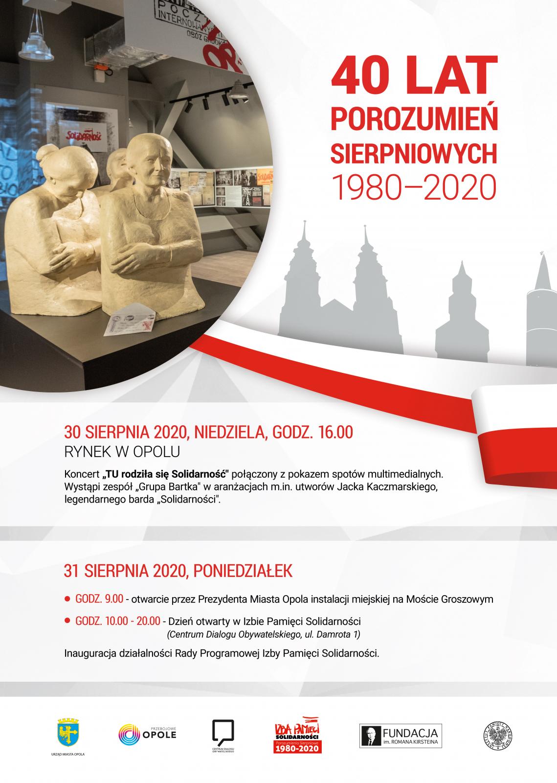 Plakat Porozumienia sierpniowe