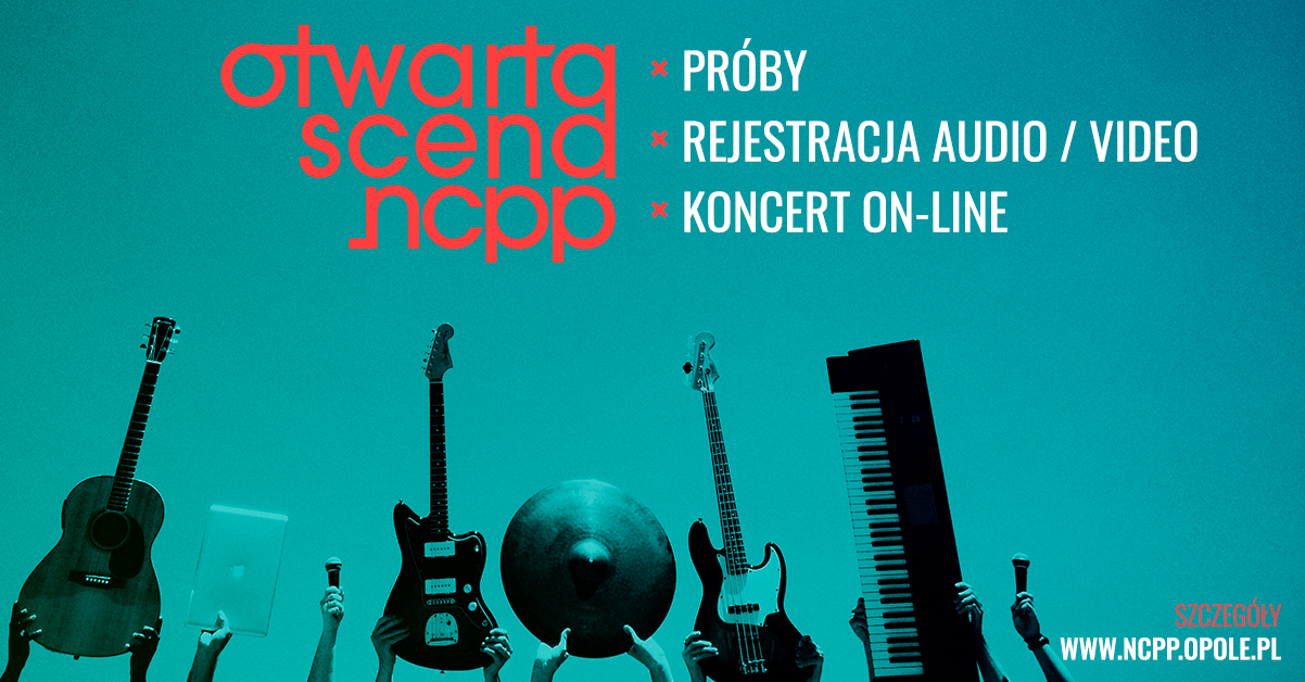 Scena NCPP otwarta dla artystów! - baner promujący wydarzenie