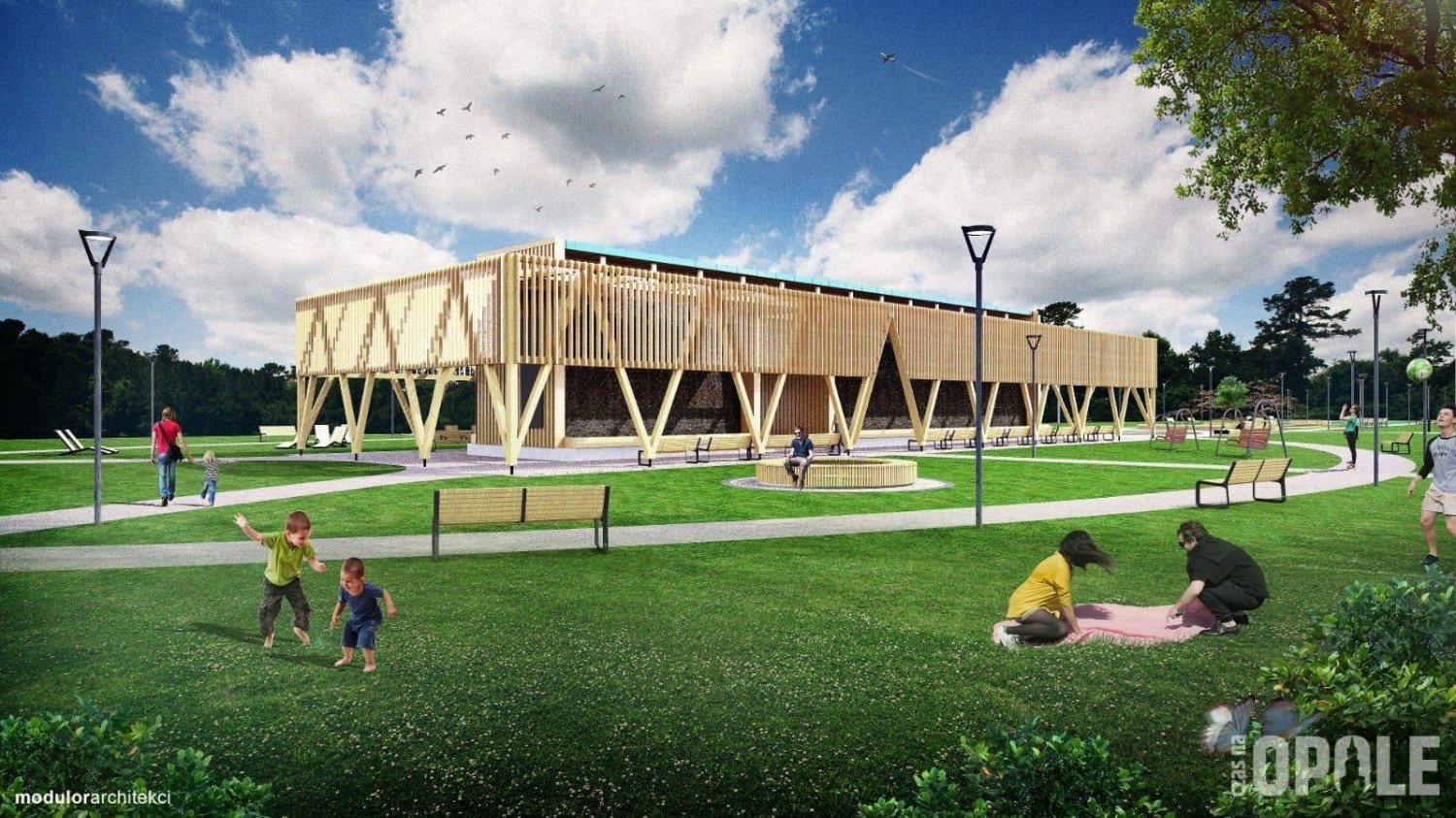 Tężnia solankowa wizualizacja