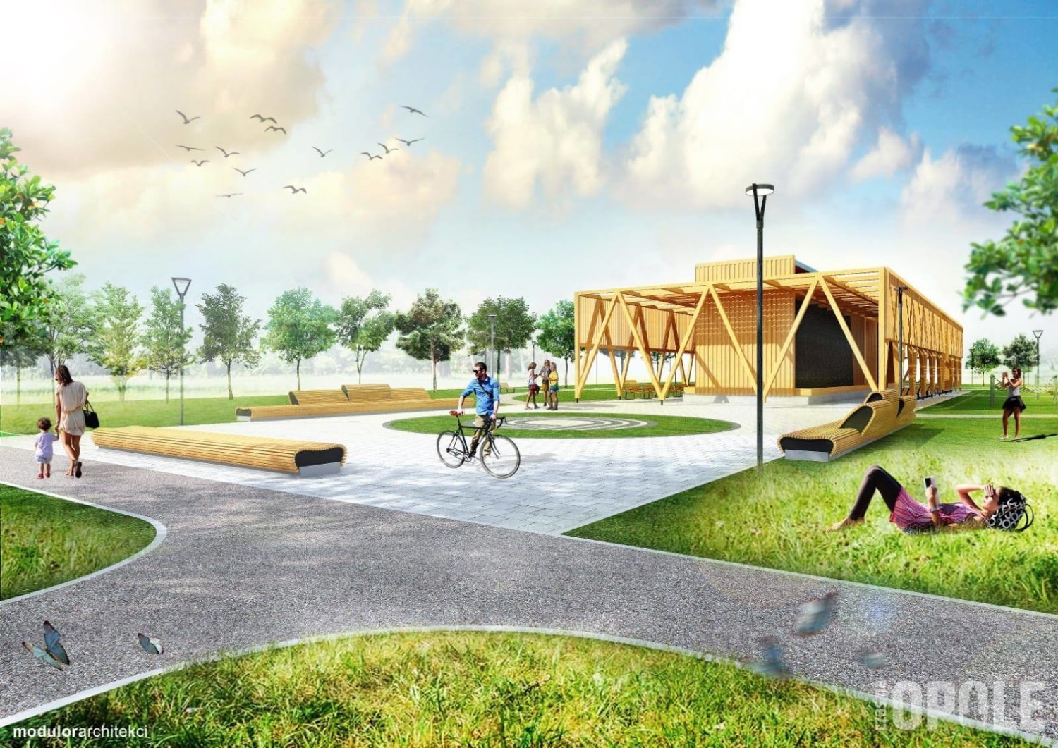 Tężnia solankowa wizualizacja