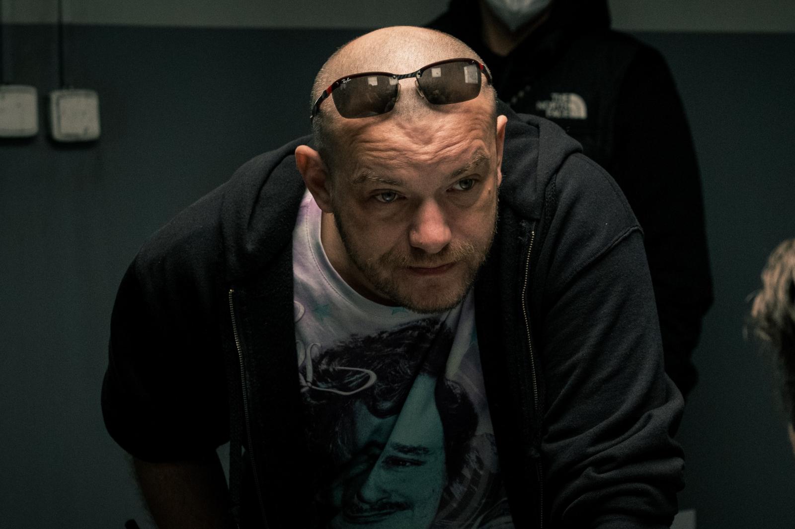 Łukasz Polskowski na planie filmowym