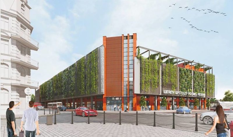 Wizualizacja nowego centrum przesiadkowego Opole Główne