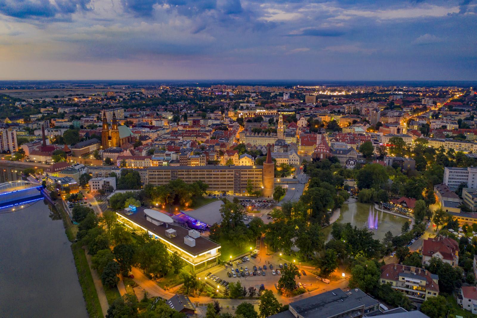 Panorama nocą, fot. J. Małkowski
