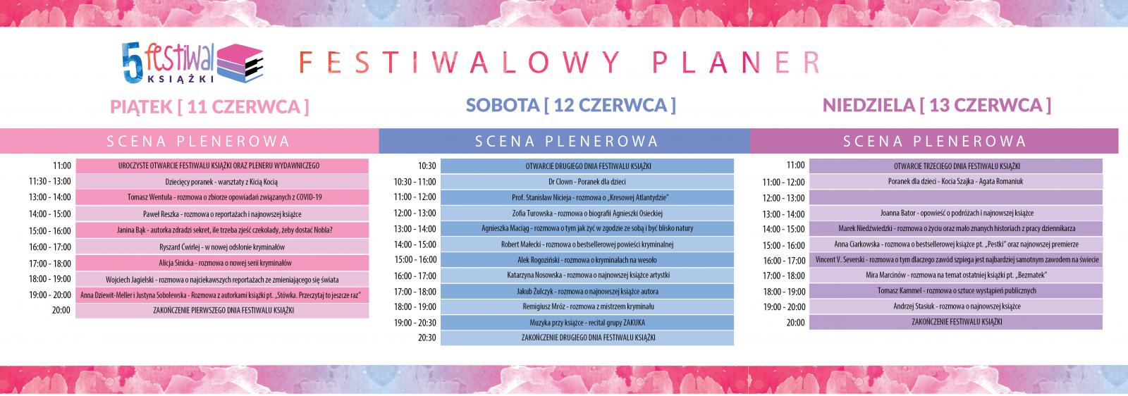 program festiwalu