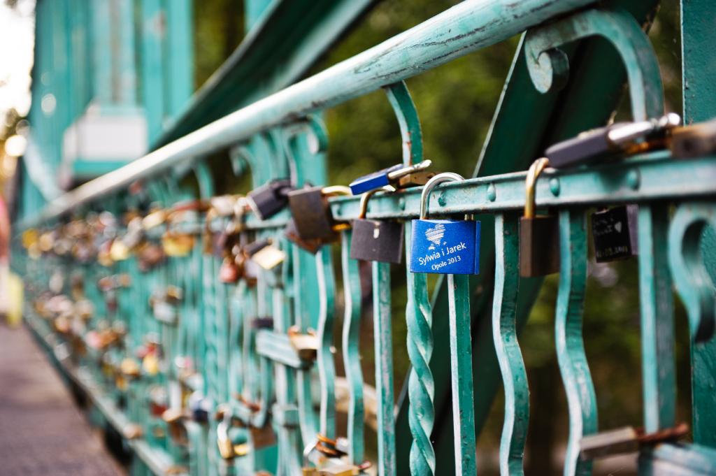 Most Groszowy, kłódki