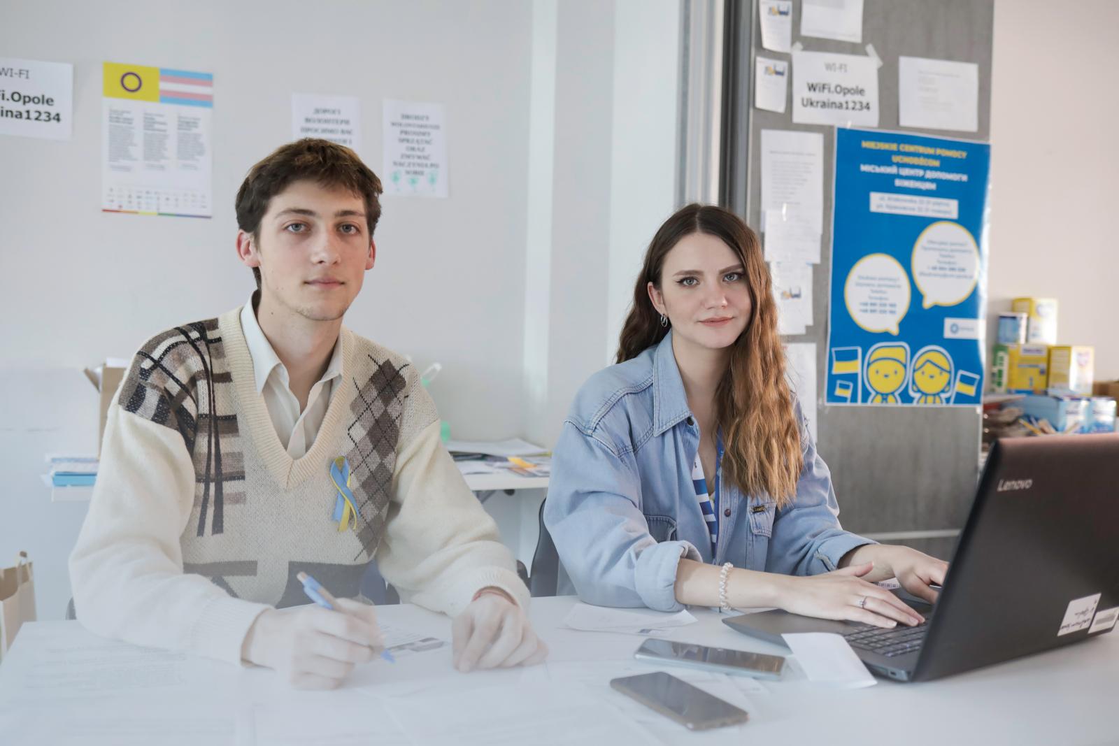 Wolontariusze z Ukrainy, fot. M Bogdanowicz