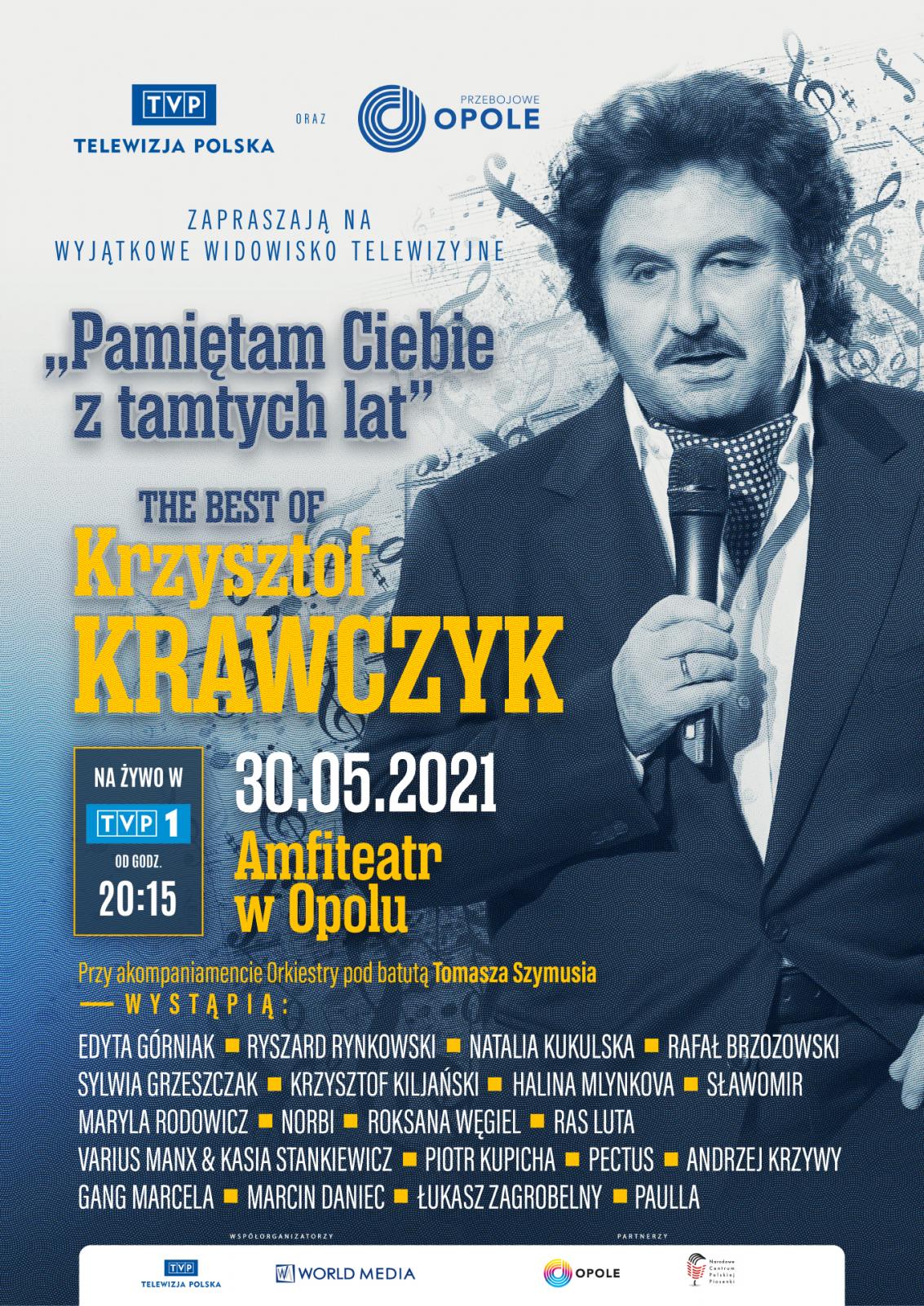 Plakat Pamiętam Ciebie z tamtych lat – The best of Krzysztof Krawczyk