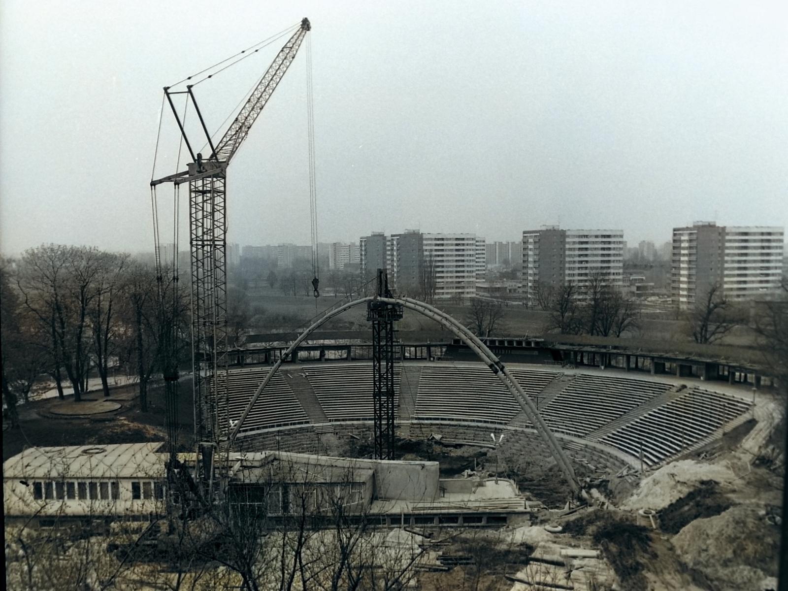 Budowa amfiteatru, fot. R. Łabus