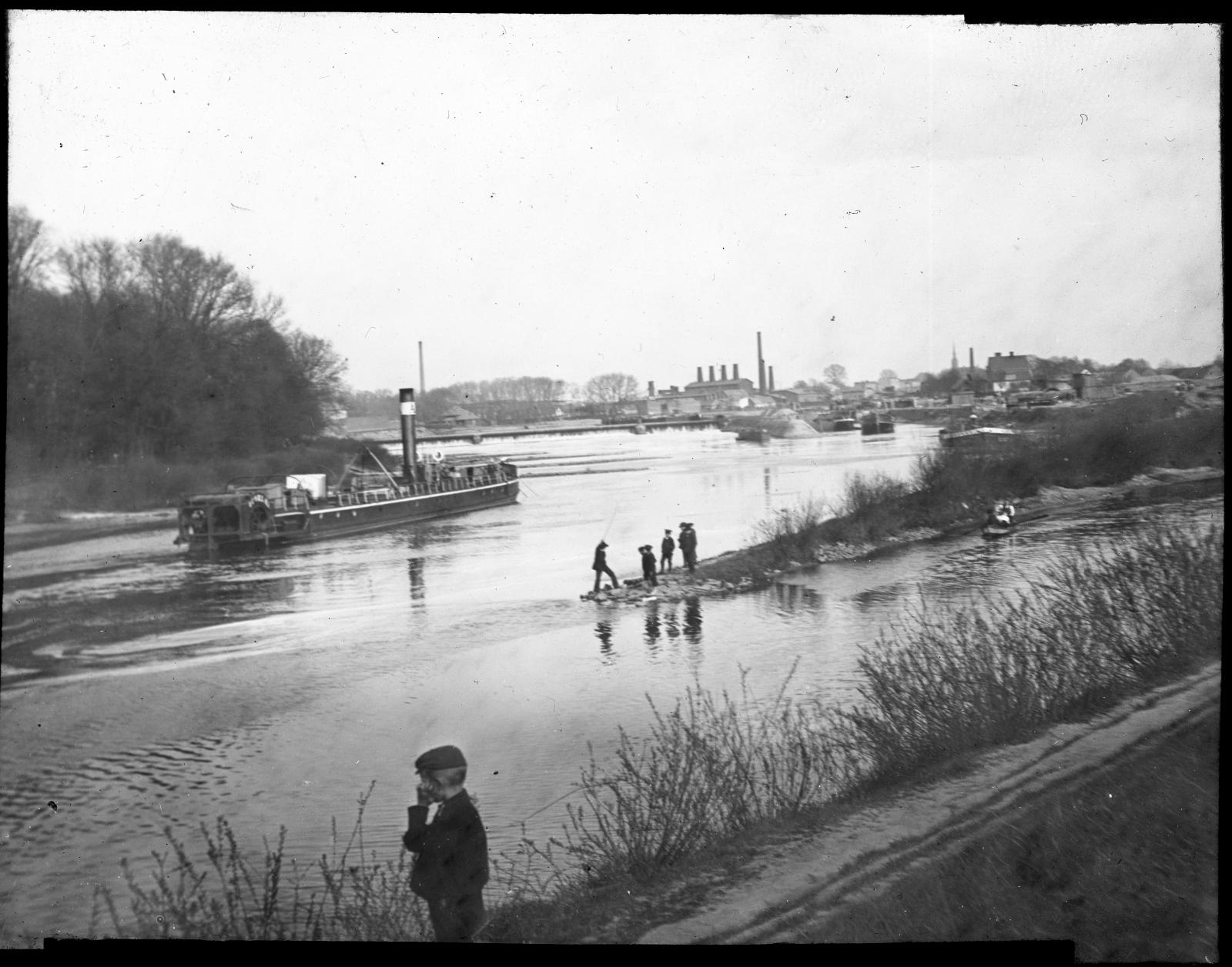 Kanał śluzowy, widok w kierunku Zakrzowa, lata 20./30. XX wieku