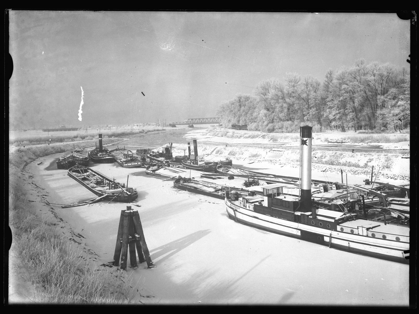 Odra skuta lodem, lata 20. XX wieku