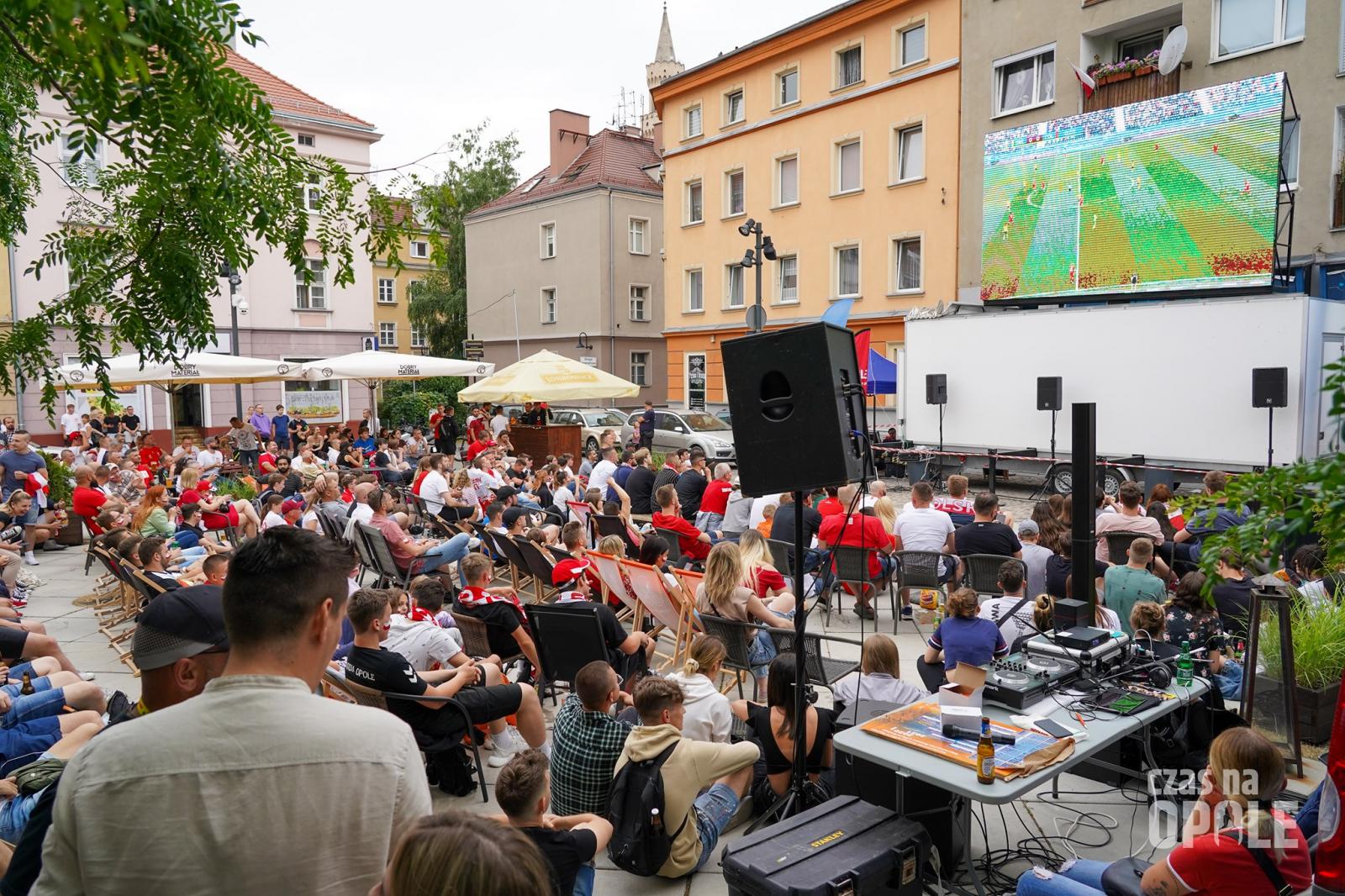 Strefa kibica na Małym Rynku