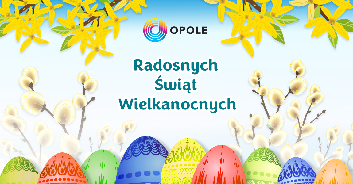 Baner życzenia wielkanocne