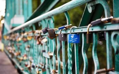 kłódki na moście groszowym