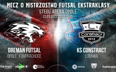 Baner z informacją o meczu