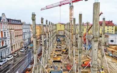 Dworzec Główny - Centrum Przesiadkowe w budowie