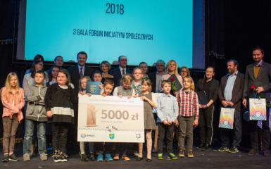 Wręczenie nagrody Lidera Społecznego Roku oraz na Pożytek 2018 Roku