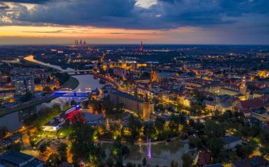 Panorama Opola - fot. Jarosław Małkowski