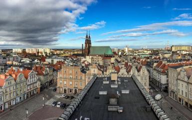 Opole widok na katedrę