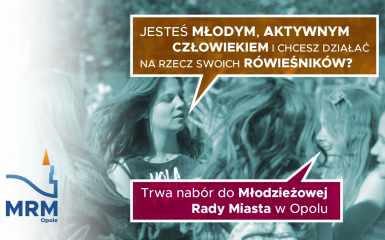 Wybory do Młodzieżowej Rady Miasta kadencja 2021 - 2023 - baner