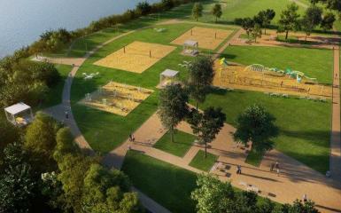 Rozwój terenów zieleni -  zagospodarowanie Kamionki Piast