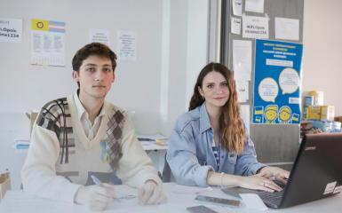 Wolontariusze z Ukrainy, fot. M Bogdanowicz