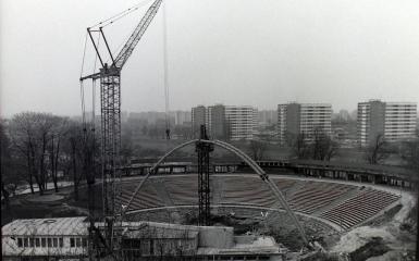 Budowa amfiteatru, fot. R. Łabus