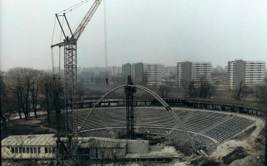 Budowa amfiteatru, fot. R. Łabus