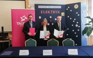 Zespół Szkół Budowlanych będzie współpracował z TAURON DYSTRYBUCJA SA