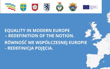 Baner Rozmawiamy o równości we współczesnej Europie