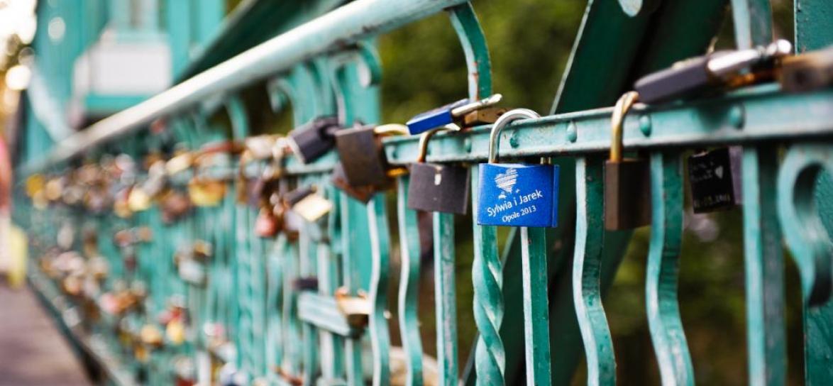 kłódki na moście groszowym