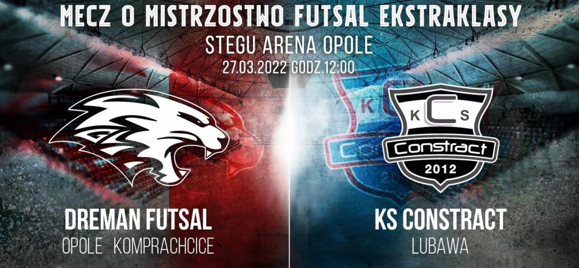 Baner z informacją o meczu