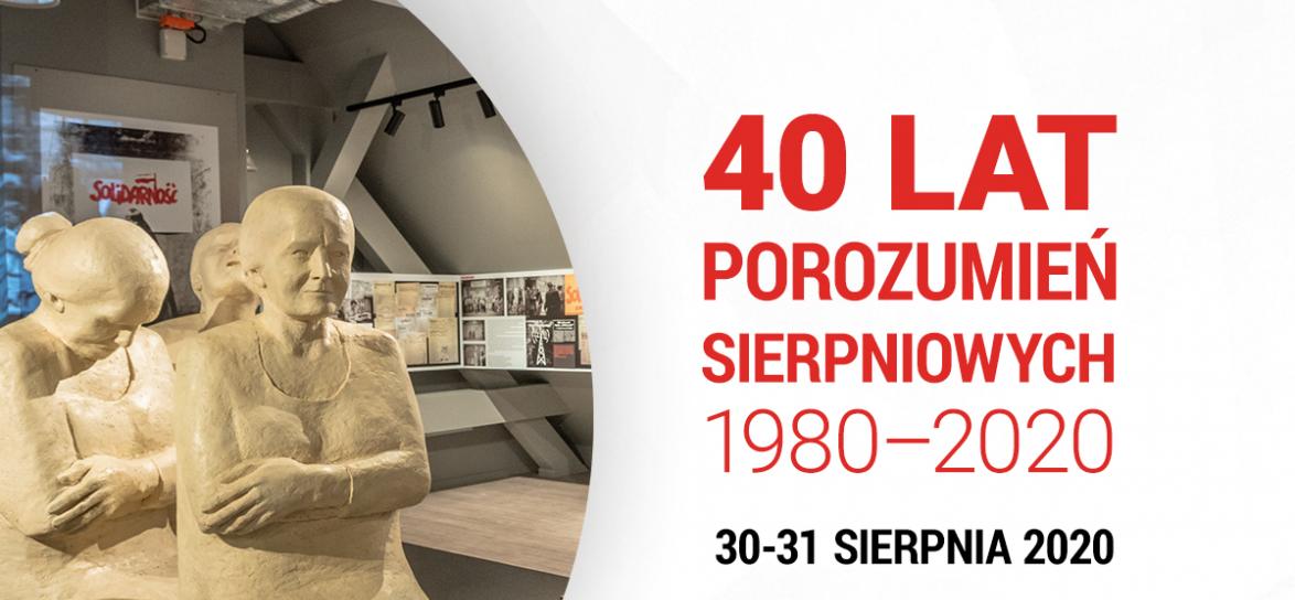 Opole uczci 40. rocznicę Porozumień Sierpniowych - baner