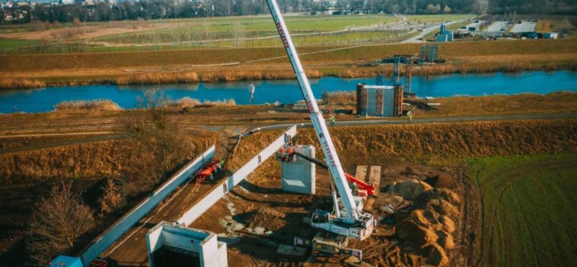 Budowa kładki pieszo-rowerowej na Bolko
