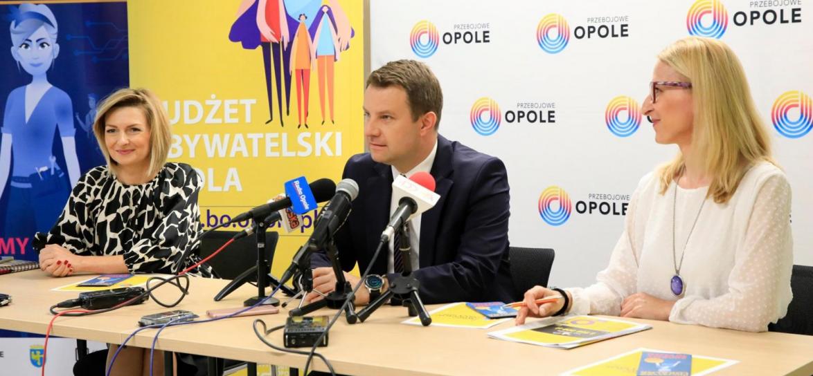 Budżet Obywatelski Opola 2021 - zdjecie z konferencji