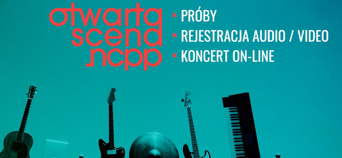 Scena NCPP otwarta dla artystów! - baner promujący wydarzenie