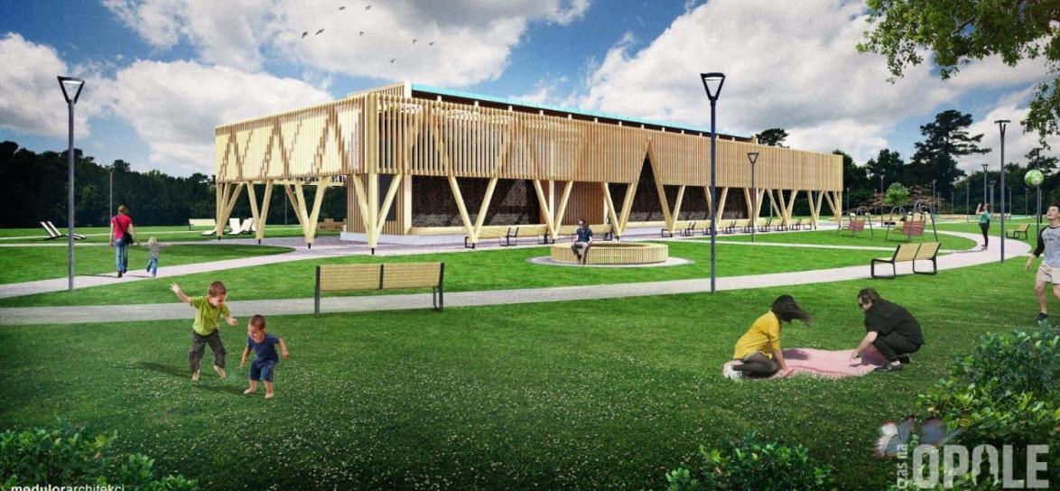 Tężnia solankowa wizualizacja