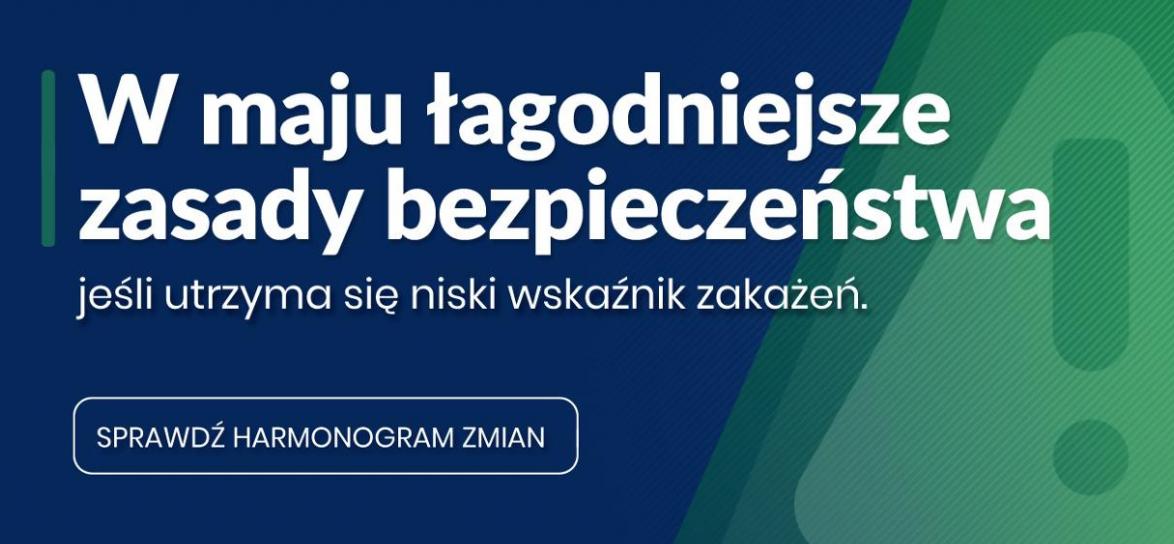 Plansza z nowym zasadami bezpieczeństwa