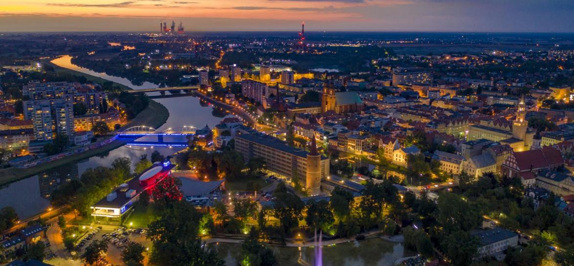 Panorama Opola - fot. Jarosław Małkowski