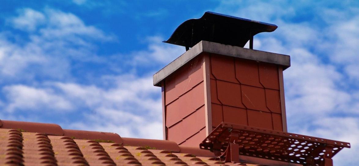 Komin na dachu