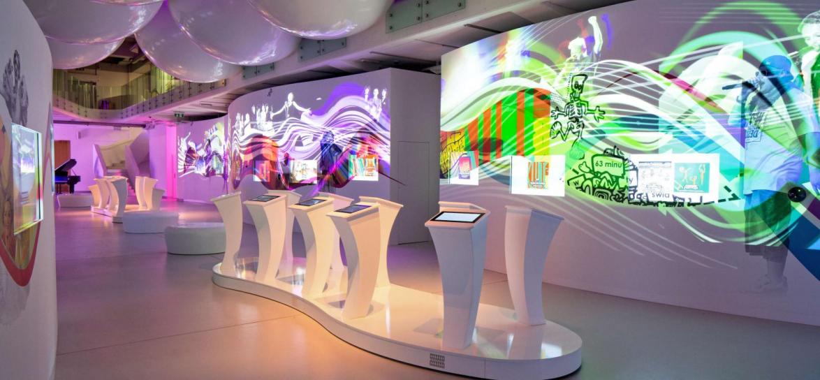 Muzem Polskiej Piosenki wnętrze