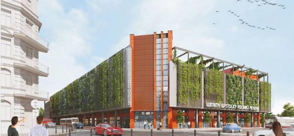 Wizualizacja nowego centrum przesiadkowego Opole Główne