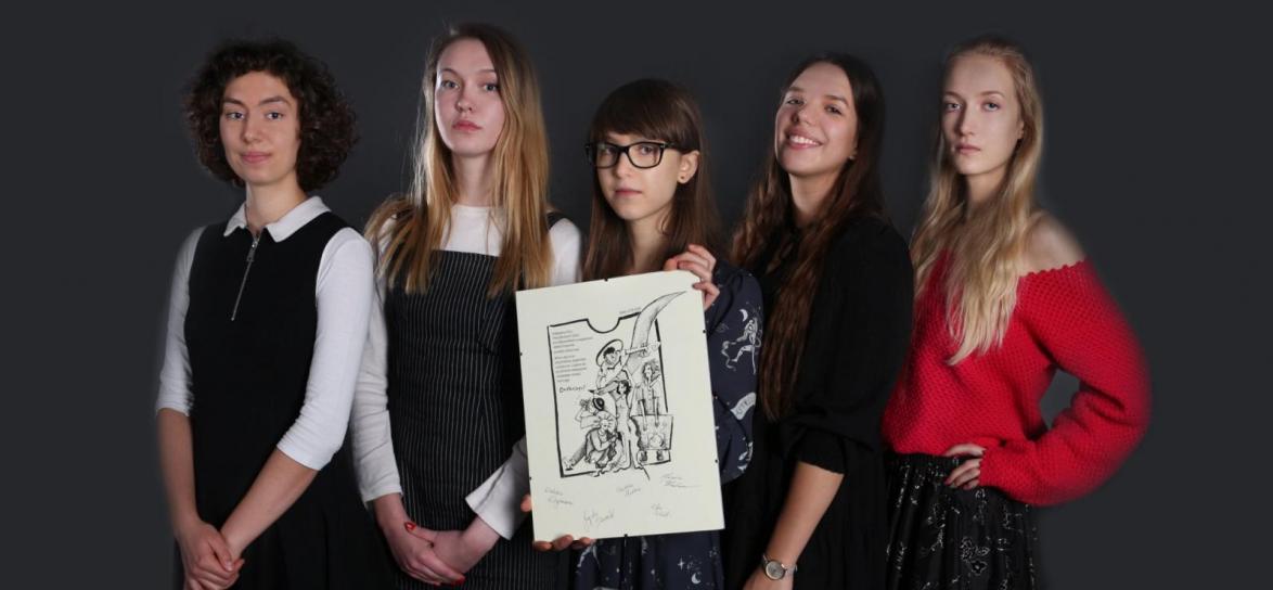 uczennice, szkoła plastyczna