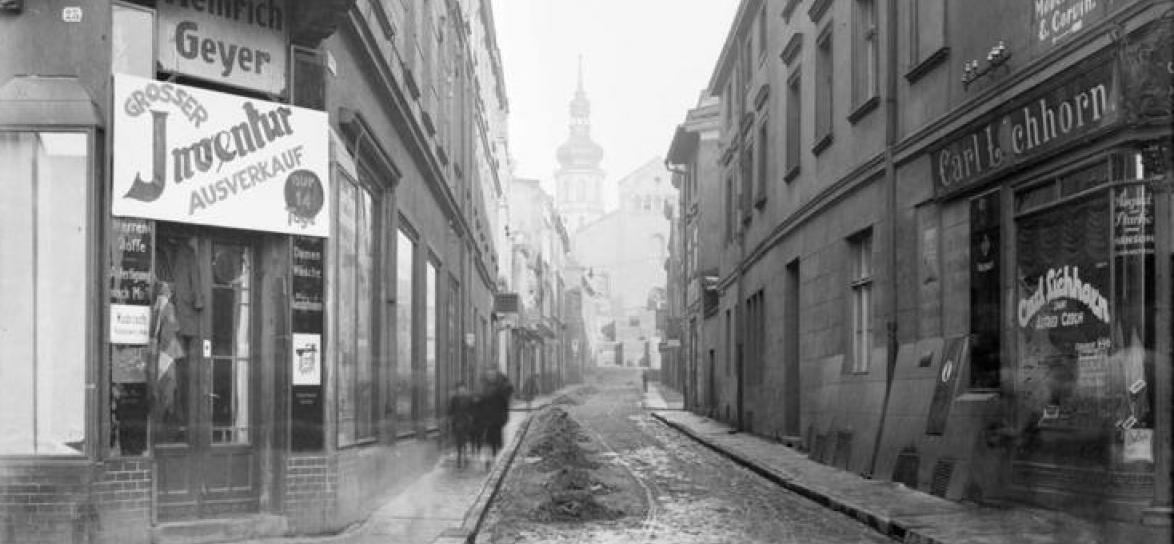 Widok na ulice Świętego Wojciecha