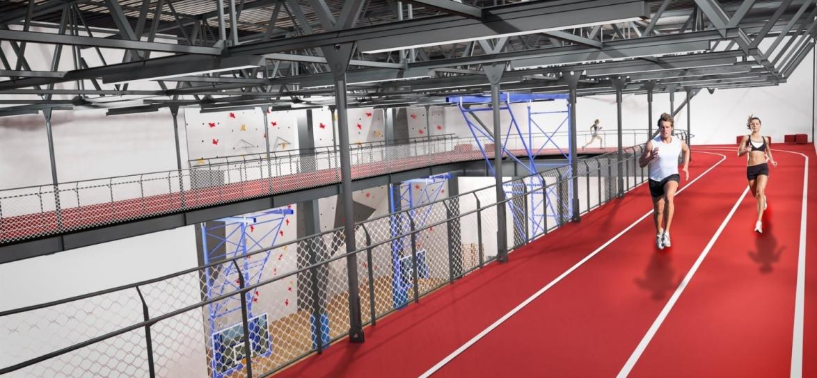 wizualizacja hali sportowej