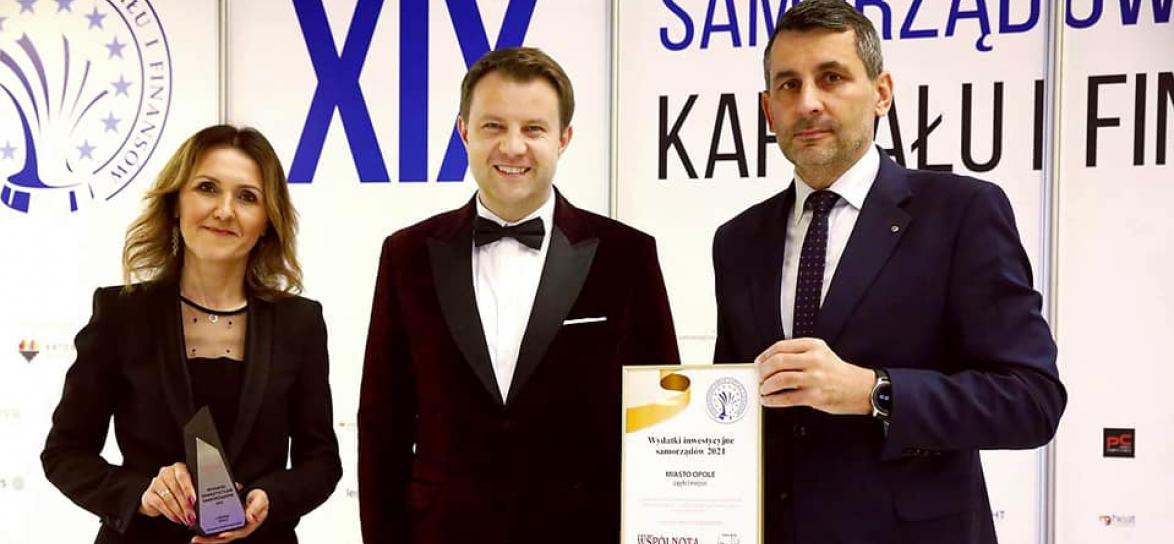 Władze miasta z nagrodą