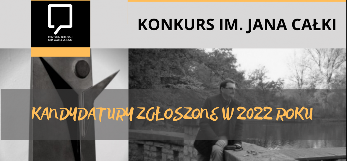 Lista  kandydatur zgłoszonych do konkursu im .Jana Całki w 2022 r.