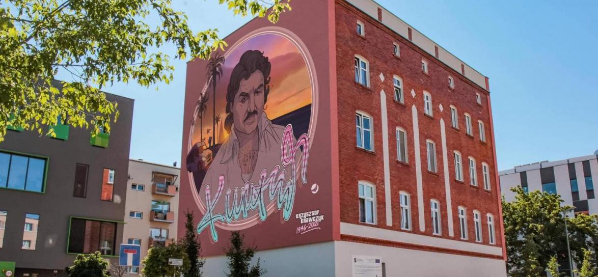 mural Krzysztofa Krawczyka- wizualizacja