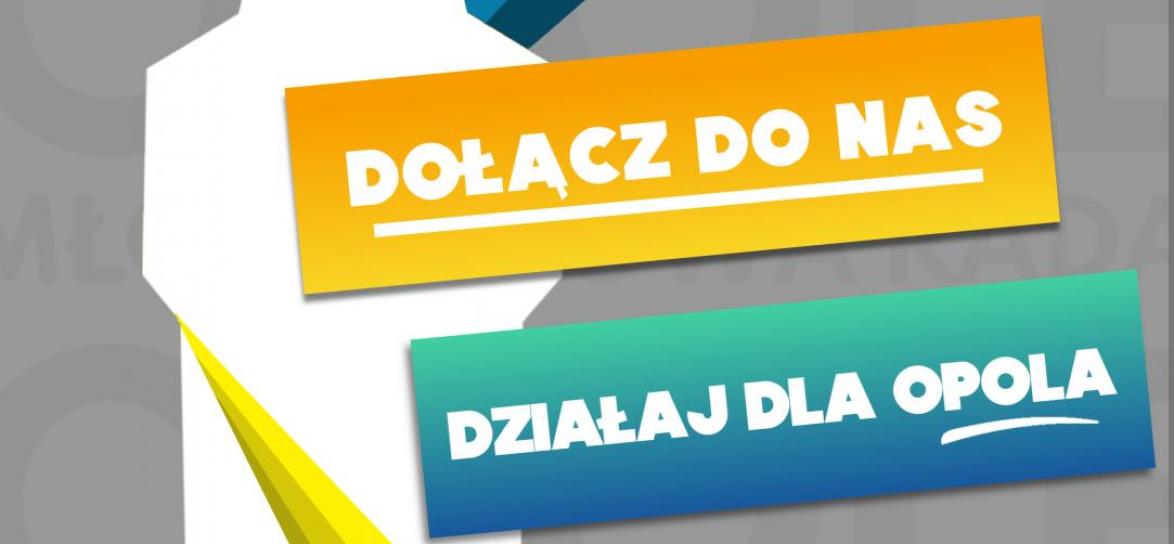 Młodzieżowa Rada Miasta Opola zachęca do działania! Plakat
